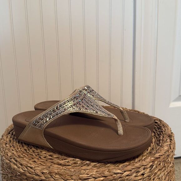 Kelly & Katie Women's Brown Vosne Wedge Sandal - 8.5 - Excellent Condition - Picture 3 of 9